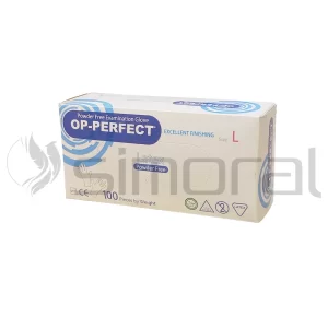 دستکش لاتکس بدون پودر OP-perfect سایز Large