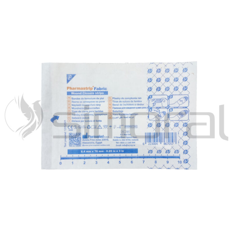 چسب بخیه PharmaStrip سایز 6.4mm*76mm